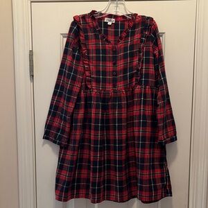 NWOT Danna Belle Plaid Dress with Ruffles